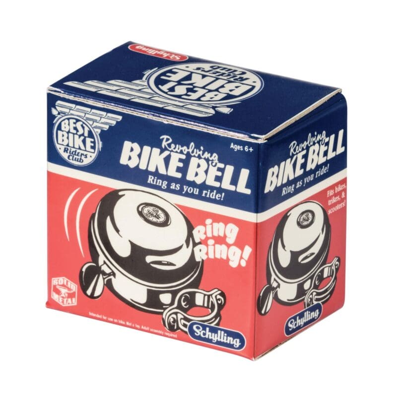 BELL-Bike-Bell-Pkg-3Q-Left-web Best Bike Metal Bicycle Bell - Front Angle Left